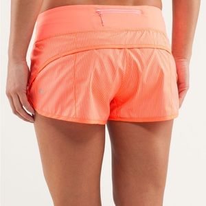Lululemon speed short- wagon stripe